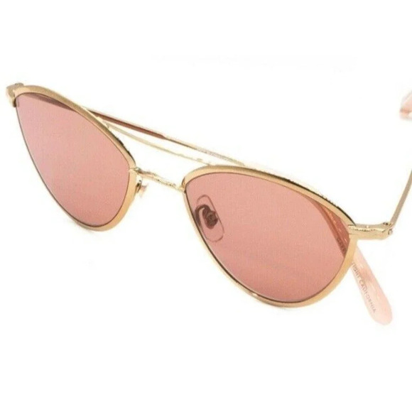 Garrett Leight Breeze Sunglasses Women's Breeze Brow Bar Cat Eye - Picture 2 of 4